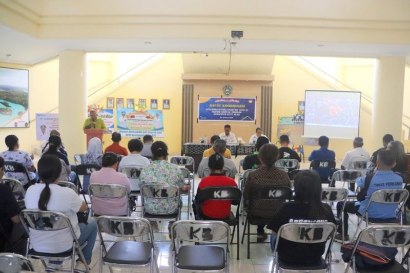 Rapat Koordinasi Konvergensi Percepatan Penurunan Stunting Aksi 8, Review Kinerja Tahunan dan Publikasi Data Hasil Operasi Timbang Bulan Januari 2025 | Foto: DKSIP/Prokopim_rotendao