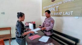 Laporan Pengrusakan Fasilitas Puskesmas Busalangga Oleh Kepala Puskesmas Busalangga Pada SPKT Polsek Rote Barat Laut (Kamis 05/06/2025) | Foto: Dok. Polres Rote Ndao