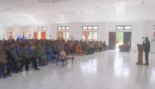 Ibadah ASN Kristen Pemkab Rote Ndao, Jumat (04/07/2025) bertempat di Auditorium Ti’I Langga | Foto: Bidkom_DKISP Rote Ndao