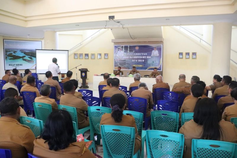 Kegiatan Rapat Evaluasi Realisasi APBD Kabupaten Rote Ndao Triwulan I Tahun 2025, Senin (07/07/2025) | Foto: Bidkom_DKISP Rote Ndao