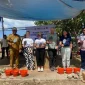 Acara Peletakan Batu Pertama Pembangunan Sarana Air Bersih Program Rote Malole Water di Dusun Adek Desa Oelolot Kecamatan Rote Barat | Foto: DKSIP_rotendao