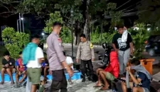 Personel Polsek Lobalain Melakukan Patroli Pada Malam Hari Untuk Cegah Potensi Gangguan Kamtibmas, Kamis (18/09/2025) | Foto/dok.HumasPolresRoteNdao