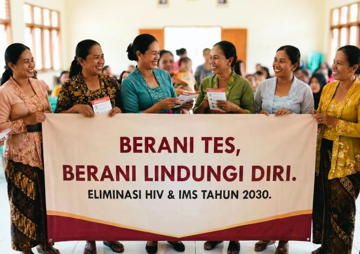 ILUSTRASI: Kampanye Berani Tes, Berani Lindungi Diri, Eliminasi HIV dan IMS Tahun 2030