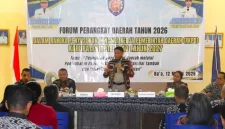 Bupati Rote Ndao Paulus Henuk membuka Forum Perangkat Daerah Penyusunan RKPD Kabupaten Rote Ndao Tahun 2027, Kamis (12/03/2026). FOTO: ROOL/Ho-PPID Utama_DKISP Rote Ndao