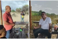 Ketua Ormas Tani Merdeka DPC Rote Ndao sekaligus anggota DPRD Rote Ndao dari Fraksi Partai Gerindra, Firlot Pellokila (kiri) bersama anggota DPRD Provinsi NTT juga dari Fraksi Gerindra, Yan Piter Windy. FOTO: ROOL/Ho