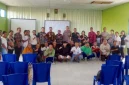 Foto bersama seusai rapat Koordinasi Polsek Lobalain Bersama Orang Tua Siswa, Tokoh Masyarakat dan Pihak Sekolah Dalam Rangka Pencegahan Tawuran Antar Pelajar, Kamis (12/03/2026). FOTO ROOL/Ho-humasresRN