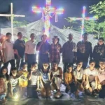Kreativitas Jemaat Rayon Nusaklain Barat dalam Lomba Hias Salib Paskah Syalom Mokdale